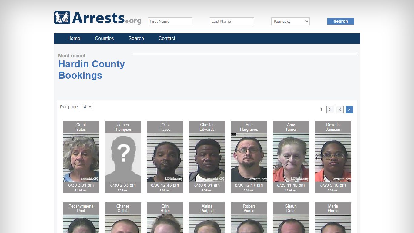 Hardin County Arrests and Inmate Search